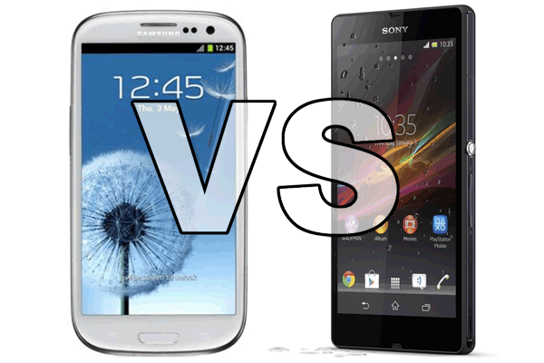 Xperia Z vs Galaxy S3