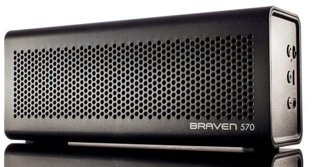 Black Braven 570 portable Bluetooth speaker.