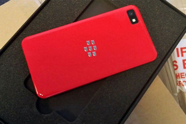 Red BlackBerry Z10