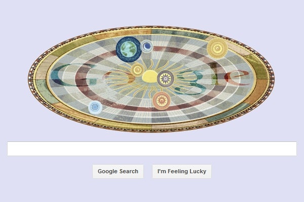 Nicolaus Copernicus Google Doodle