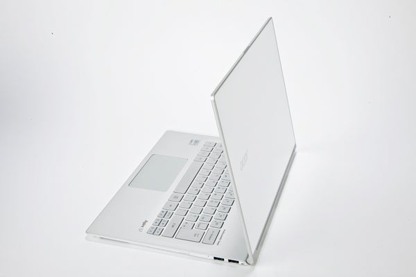 Acer Aspire S7 13-inch laptop side view on white background.