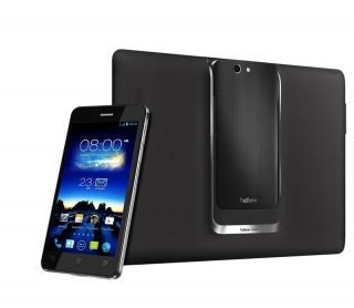 Asus PadFone Infinity smartphone and docking station.