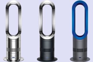 Three models of Dyson Hot + Cool fans