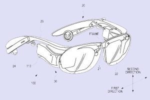 Sony augmented reality glasses patent