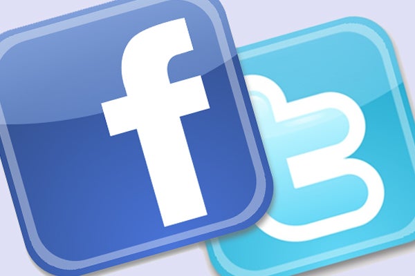 Facebook and Twitter apps