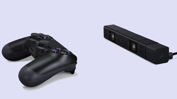 PS4 DualShock 4 controller and PS4 Eye camera