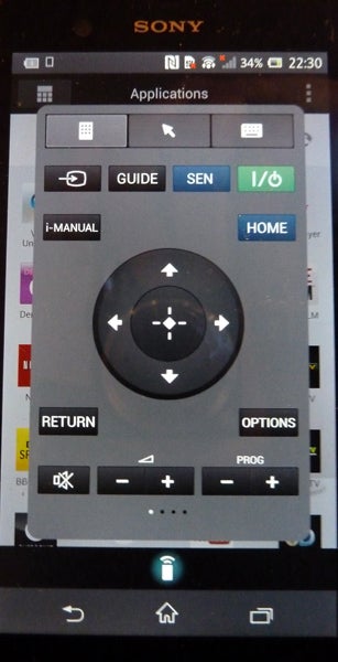 Sony 2013 Smart TV interface