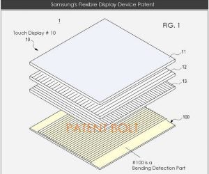 Samsung flexible display patent