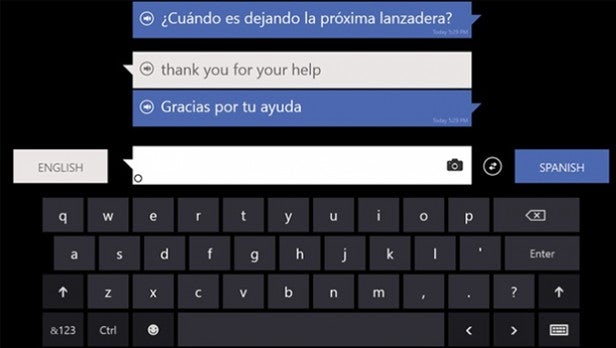 Bing Translator app for Windows 8