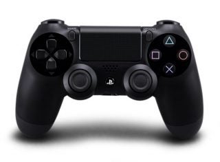 Black DualShock 4 wireless controller for PlayStation 4.