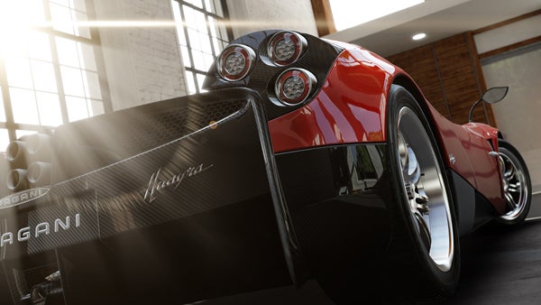Red Pagani Huayra from Forza Motorsport 5 game.