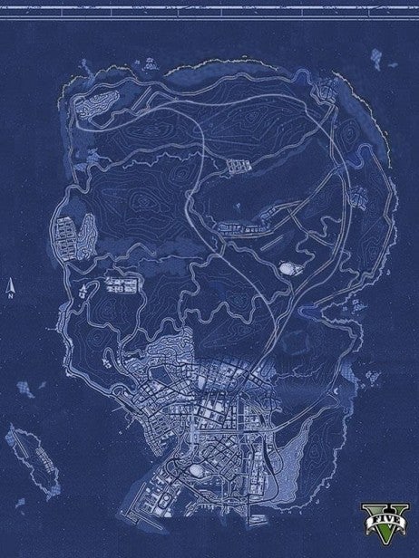 GTA 5 map