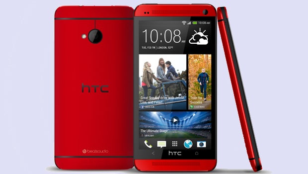 HTC One in Glamour Red