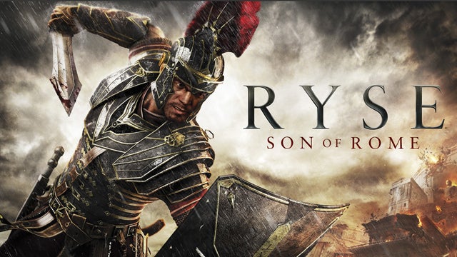 Ryse: Son of Rome video game cover art with Roman warrior.