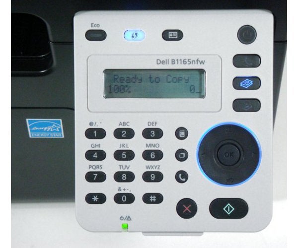 Dell B1165nfw - Controls