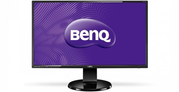 BenQ monitor displaying sharp logo for product quality review.