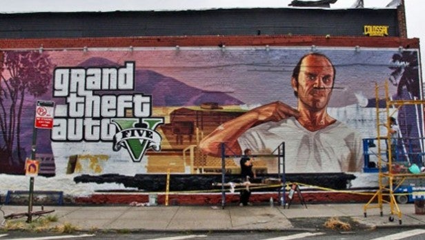 GTA 5 mural