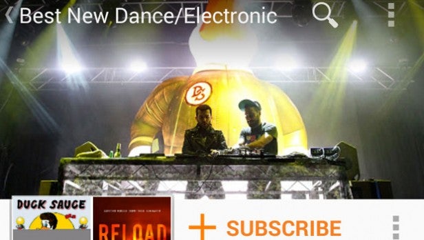DJs performing at an electronic music event.