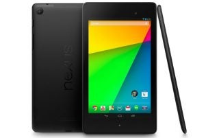 Nexus 7 2013 tablet front and back view.