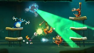 Screenshot of gameplay from Rayman Legends video game.
