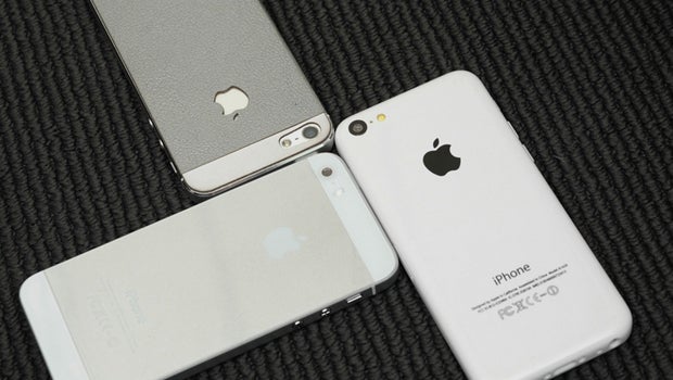 iPhone 5S and iPhone 5C mockups next to iPhone 5