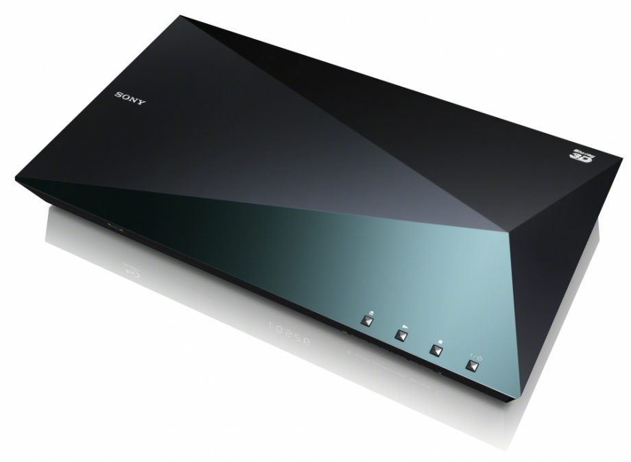 Sony BDP-S5100 Blu-ray player with sleek design and logo.