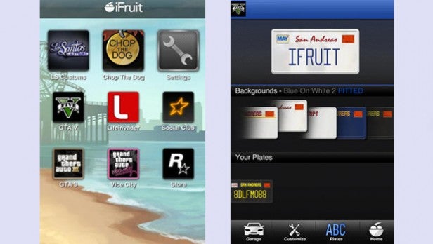 GTA 5 iFruit app