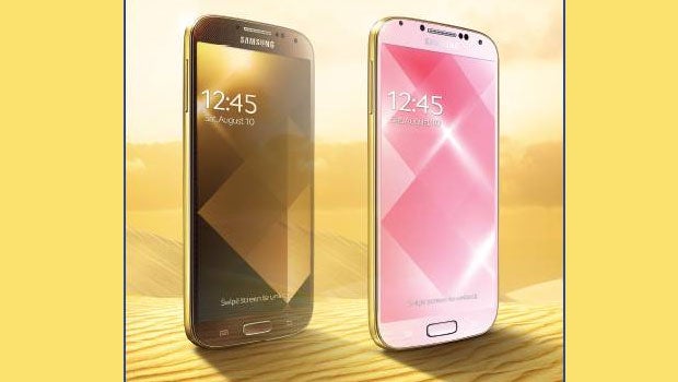 Gold Samsung Galaxy S4