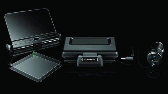 Garmin HUDGarmin HUD navigation system components displayed on black background.