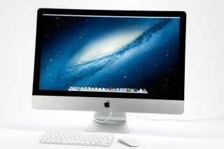 iMac 27-inch 2013 model with wireless keyboard and mouse