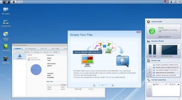 Screenshot of file access interface on computer software.
