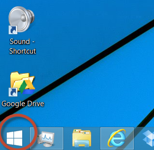 Windows 8 Start Button