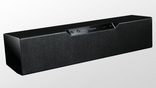 Creative D3xm modular wireless speaker on a white background.