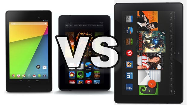 Nexus 7 vs Kindle Fire hDX