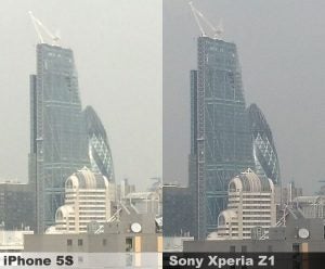 iPhone 5S vs Xperia Z1 3