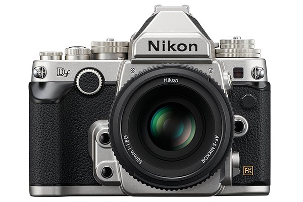 Nikon Df DSLR camera with retro design