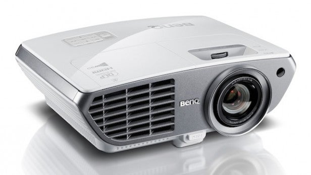 BenQ W1300 projector on white background.