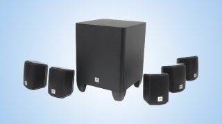 JBL Cinema 510 speaker system with subwoofer and satellites.