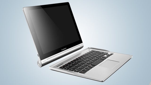 Lenovo Yoga Tablet 10 with detachable keyboard.