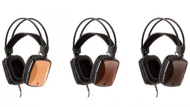 Griffin WoodTones Over-Ear Headphones in three finishes.