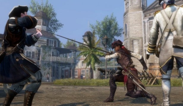 Assasin's Creed: Liberation HDAssassin’s Creed: Liberation HD gameplay screenshot with combat scene.