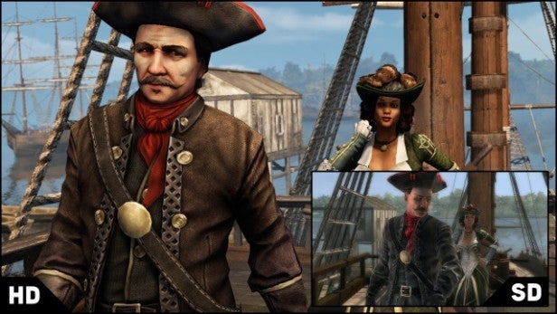 Assasin's Creed: Liberation HDComparison of Assassin's Creed: Liberation HD and SD graphics.