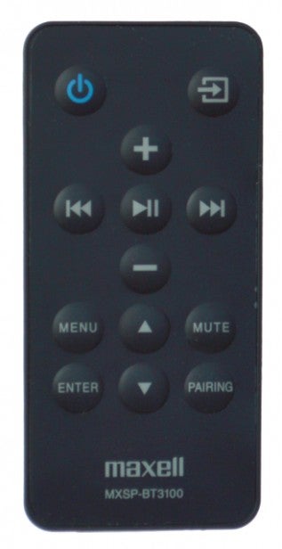 Maxell MXSP-BT3100Maxell remote control for product review.