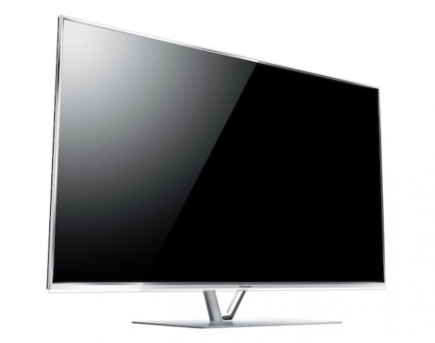Panasonic L47DT65Modern flat screen television on a white background.