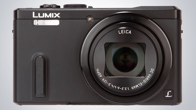 Panasonic Lumix TZ60 compact camera front view.