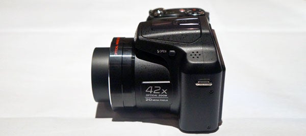 Panasonic 21Panasonic Lumix LZ40 camera with 42x optical zoom lens.