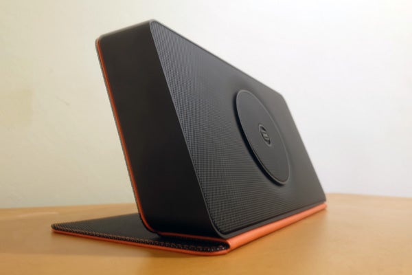 Soundbook X3 2Bayan Audio Soundbook X3 wireless speaker on a table.