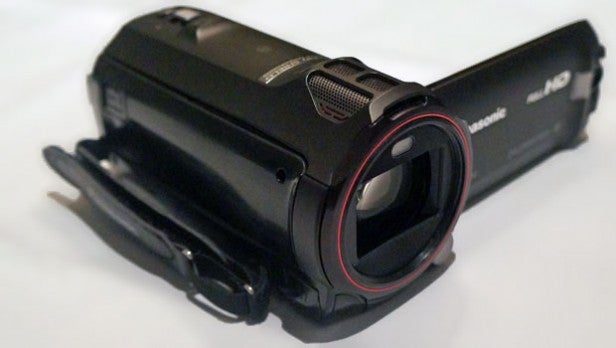 Panasonic HC-W850 camcorder on white background.