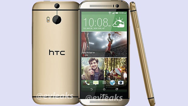 Gold HTC One 2