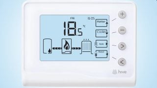 Hive Active Heating thermostat displaying temperature and controls